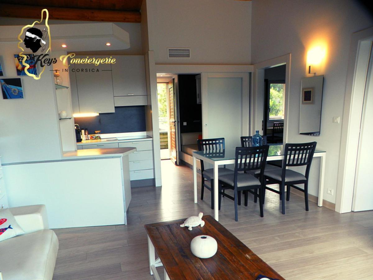 Residence Cala Sultana N62 - 4 Pers Avec Piscine Chauffee- Acces Prive A La Plage De Santa Giulia Porto-Vecchio  Luaran gambar