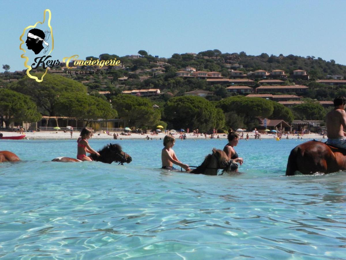 Residence Cala Sultana N62 - 4 Pers Avec Piscine Chauffee- Acces Prive A La Plage De Santa Giulia Porto-Vecchio  Luaran gambar
